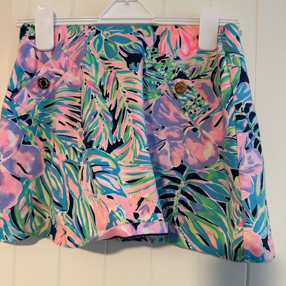 Lilly Pulitzer Colorful Floral Skirt